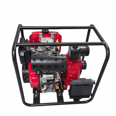 Небольшой легкий дизельный пожарный насос